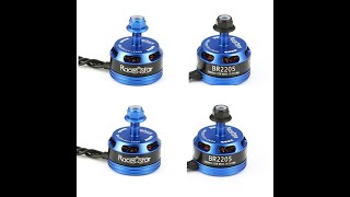 4X Racerstar Racing Edition 2205 Br2205 2600Kv 2-4S Brushless Motor Dark Blue For 210 X220 250 280 R