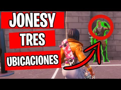 Vídeo: Ubicaciones De Fortnite Jonesy: Jonsey Detrás De Una Cerca, Cancha De Baloncesto, Cerca De Los Tejados Y En La Parte Trasera De Un Camión