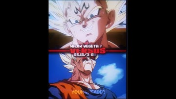 Majin Vegeta vs Ssj2/3 Goku