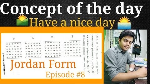 Jordan blocks | minimal polynomial | Eigen values | csir net previous year question linear algebra