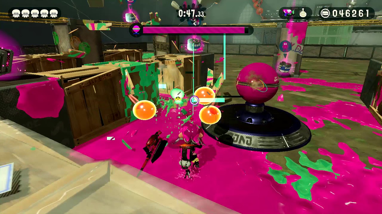 SPLATOON 2 Octo Expansion Girl Power Station 🢂 Defend the orb