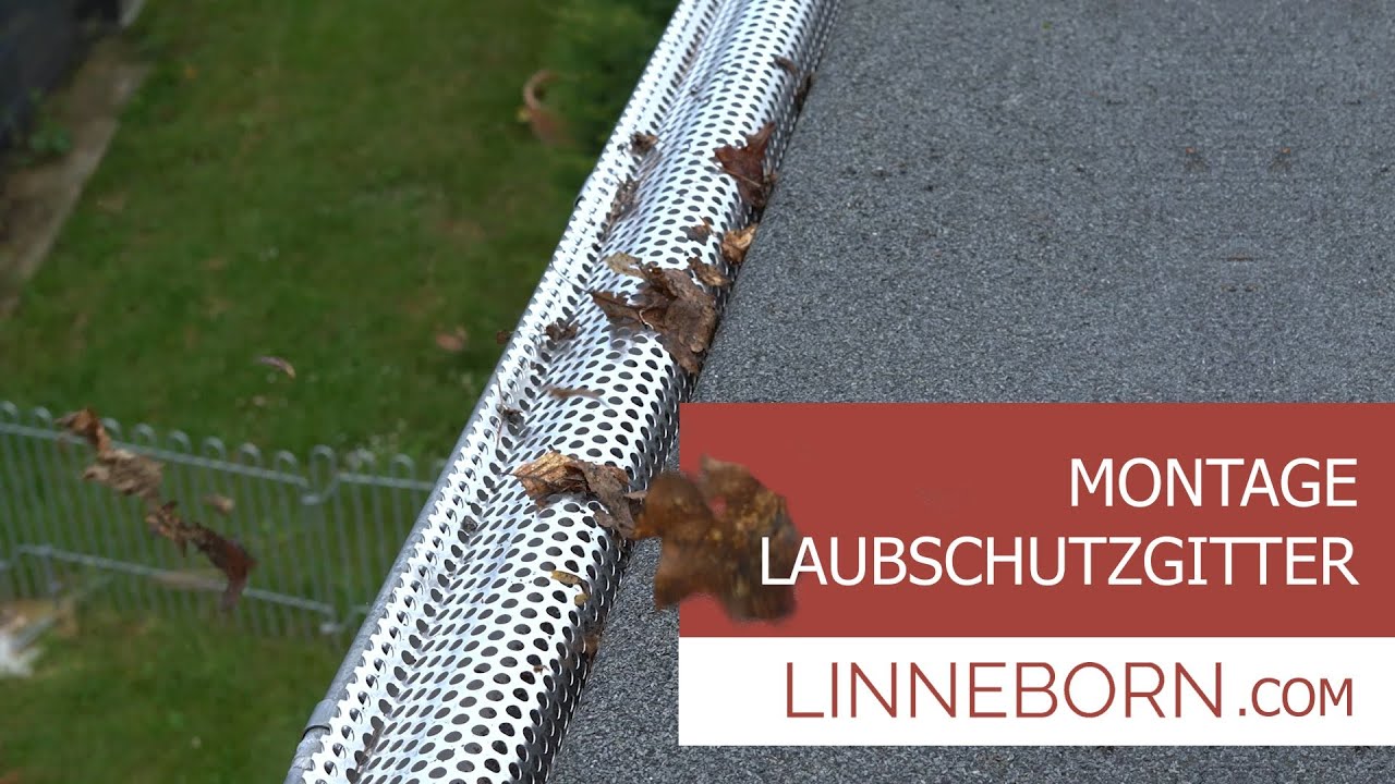 Aluminium Dachrinnenschutzgitter – 12,7 Cm X 6 M, Laubschutz Für Regenrinnen