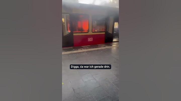 S-Bahn brennt mitten in Berlin #Shorts