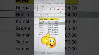 Insert Blank Rows Between Records ✌️ | Important Excel Shortcut 💯 #shorts #msexcel #excel #bytetech