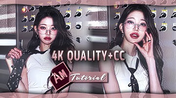 After Effects Like 4K Quality+CC Tutorial On Alight Motion