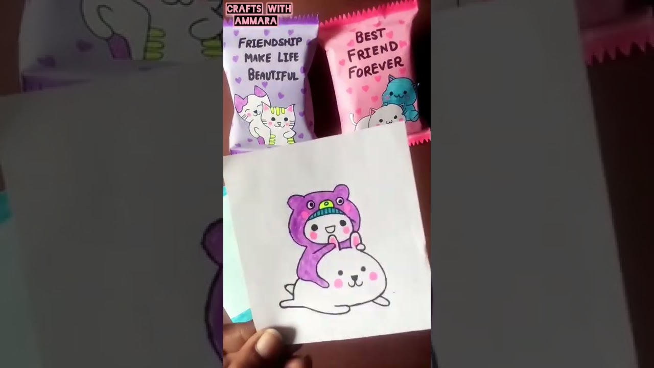 Diy Friendship Day Gift idea | Last Minute Gift Making with paper 