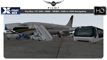 [X-Plane] FlyJSim 737-200 | VOR Navigation | Bahrain ✈️ Kuwait | Tutorial Flight