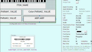 Item Barcode Printing in BUSY (Hindi)