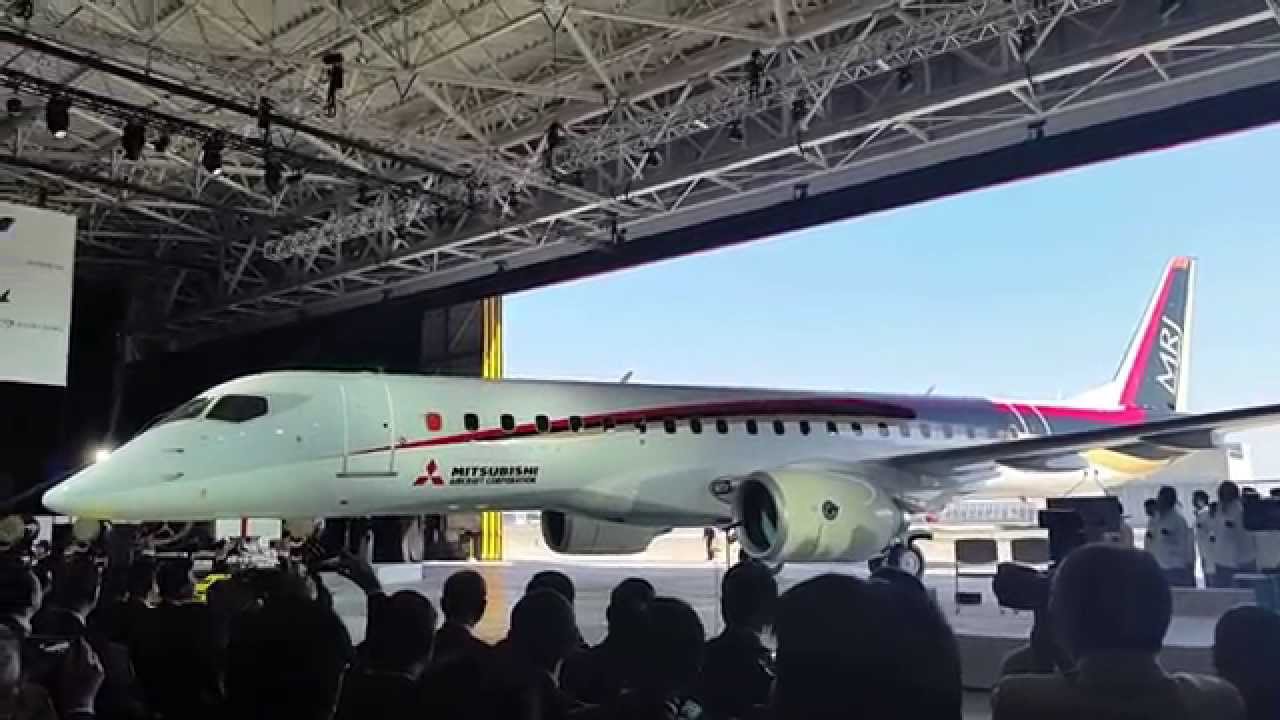 Mitsubishi Regional Jet Rollout  YouTube