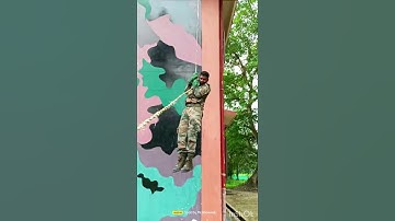 Army rock 🪨 climbing