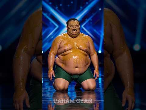 هرب الحكام من عرض الرجل الضخم المروع