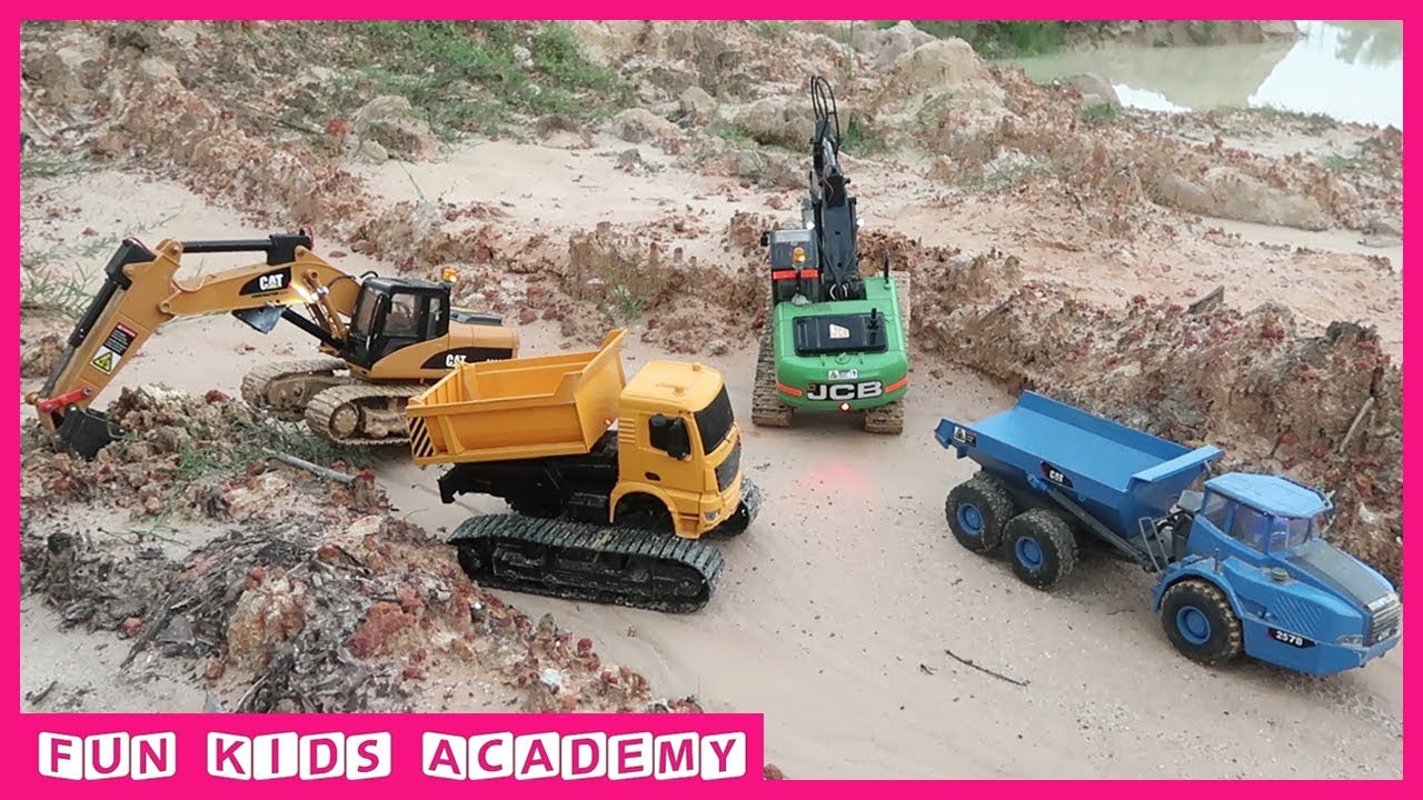 jcb funny toys video