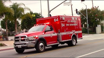 LAFD Rescue 64 & LAPD Ford Explorer