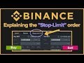 How To Setup Stop Limited In Binance And Auto Trading Part #4