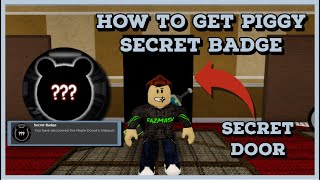 HOW TO GET PIGGY SECRET MAPLE DONUTS HIDEOUT BADGE - ROBLOX