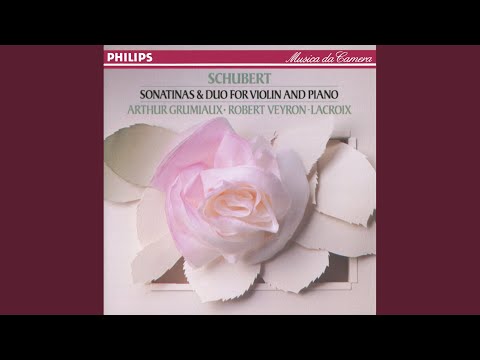 Ver Schubert: Sonata for Violin and Piano in A, D.574 "Duo": 2. Scherzo (Presto) no YouTube
