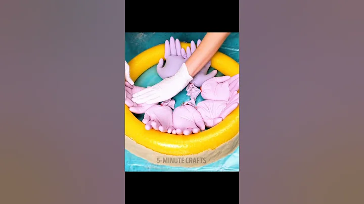 Purani gloves se banayi😲   #shorts #shortsfeed #youtubeshorts #trending 5MinuteCraftsYouTube