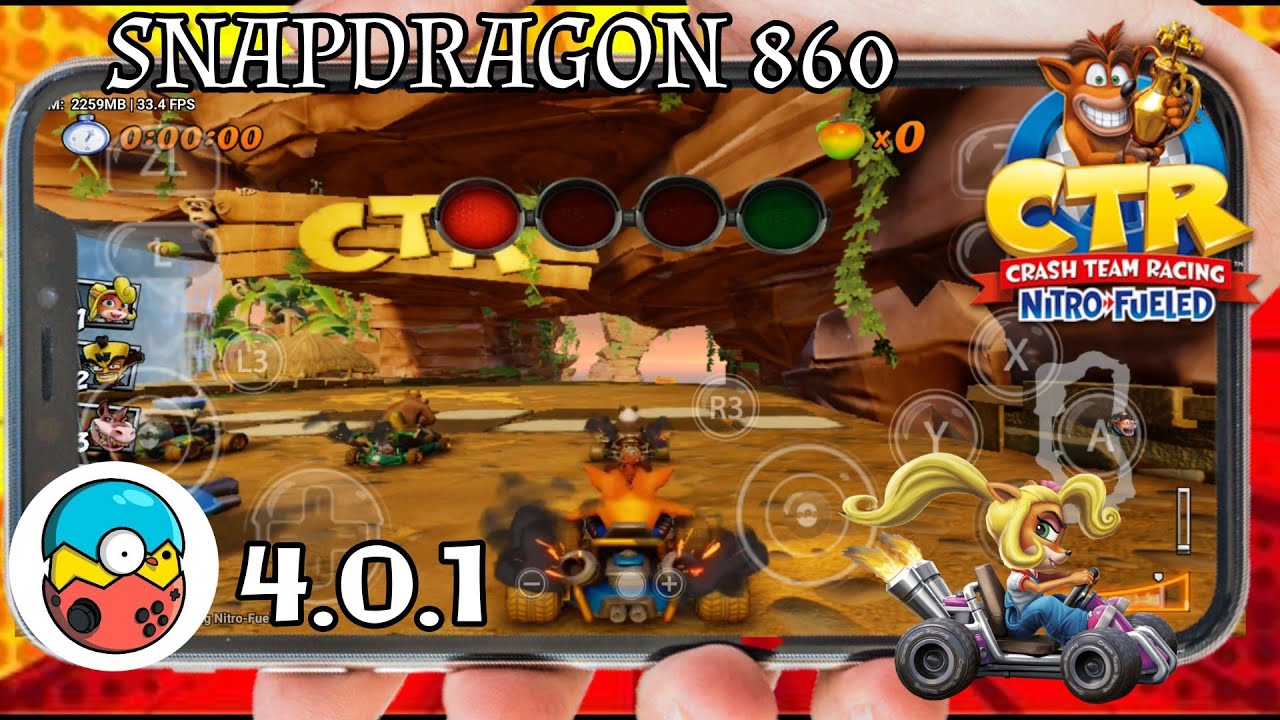 Crash Team Racing Nitro fueled Egg NS 4.0.1 Gameplay en Poco X3 Pro