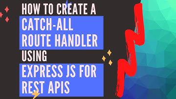 How to define catch-all-routes handler in ExpressJS for REST APIs ⭐️ Spinsage