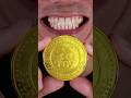 Gold Chocolate Coin ASMR#asmr#shorts