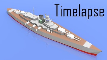 Blender Battleship modeling [Timelapse]