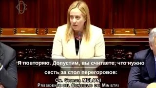 Il discorso di Meloni sulle armi a Kiev e contro Putin che spopola in Ucraina