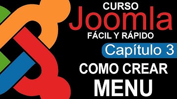 Curso Joomla - Capitulo 3, Como Crear Menu de Navegación