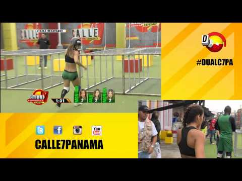 Calle 7 Panamá zig zag recargado 3 / 4 (verdes)