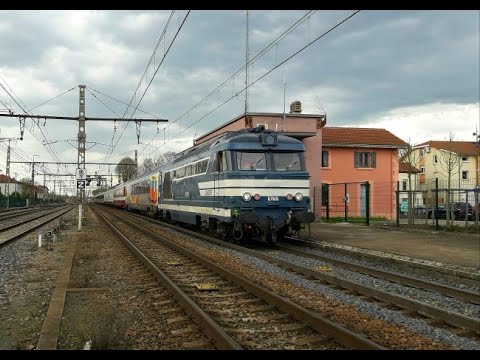 Transit ferroviaire l'après-midi en gare de Bourg-en-Bresse