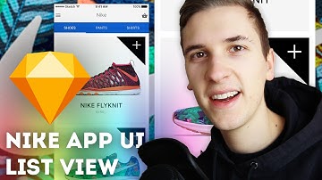 Nike App UI: Product List • Sketchapp Tutorial / Sketch 4 Tutorial