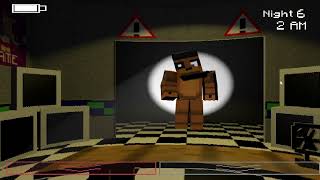 five nights in minecraft night 6 (fnaf 2 but minecraft)