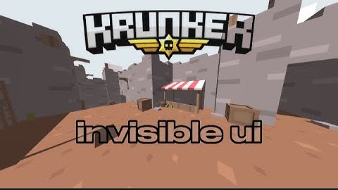 How to get invisible UI! (krunker)