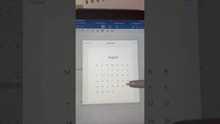 Create your own mini calendar #goodnotes #digitalplanner #ipad #ipadtips #tutorial #applepencil #fyp screenshot 4