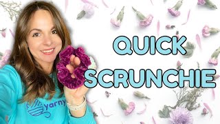 3 Minute Crochet Scrunchie!  Quickest Market Make