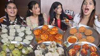 30 Seconds Momos Challenge | Spicy Momos🔥, Kurkure Momos, Afghani Momos, Tandoori Momos, Malai Momos