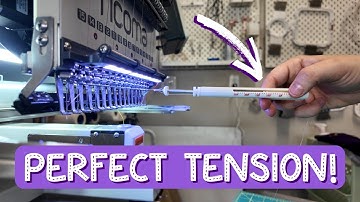 How to Measure and Set Upper Thread Tension on Embroidery Machines