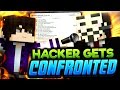 Minecraft HACKER GETS CONFRONTED!