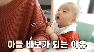 [SUB]평생의 효도를 다 하는 아기의 귀여운 모습들, 귀여움주의