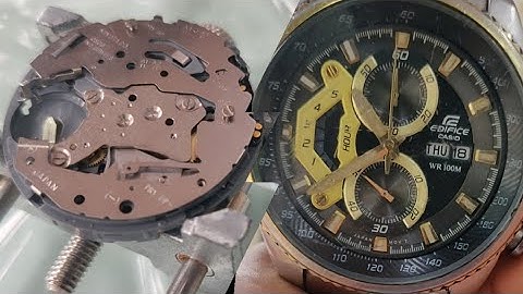 how to repair a casio edifice watch? assembly & disassembly of miyota cal.0s00#watches#casio#miyota