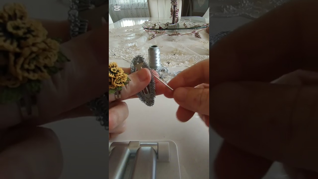 İğne oyası toka yapımı #keşfet #keşfetbeniöneçıkar #keşfetedüş