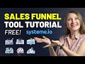 SYSTEME.IO Tutorial and Review 2022 - The Best Sales Funnel Tools for FREE  ✅