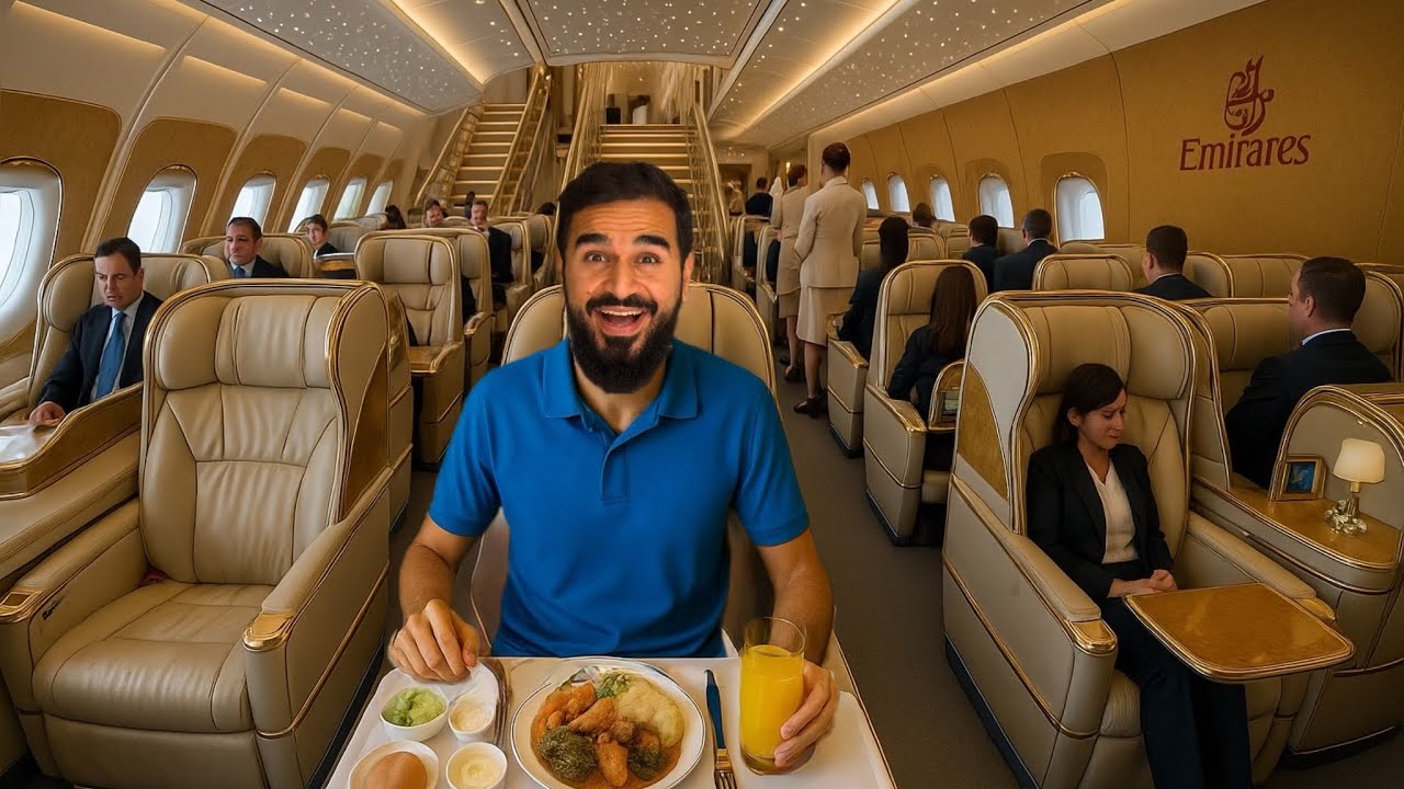 Karachi se Italy ki VIP flight ley li ✈️ Emirates A380 ka experience 😍