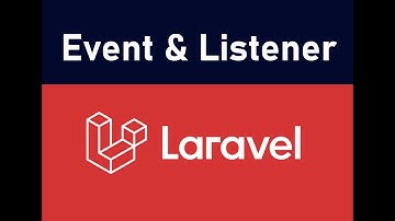 Laravel event and listener tutorial