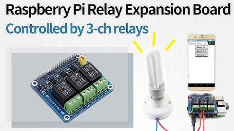 Waveshare A Relay board for Raspberry Pi, features 3-CH relay control