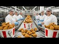 Inside a Giant Fried Chicken Factory: From Farm to Bucket (Full Process)