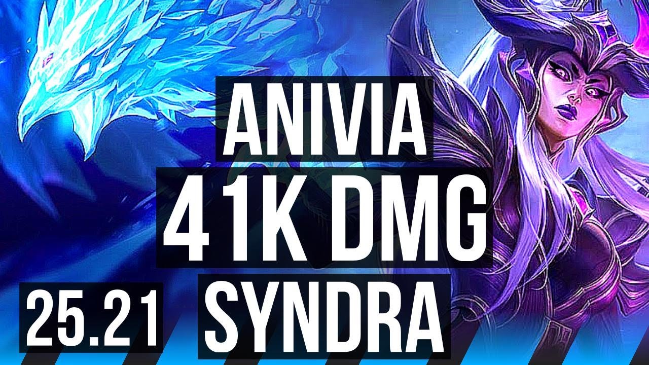 ANIVIA vs SYNDRA (MID) | 41k DMG, Godlike, 12/4/10 | EUW Master | 25.21