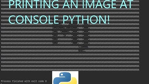 2022 Beginner Printing an Image At The Terminal