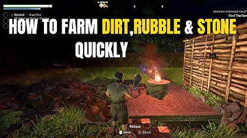 Easy way to Farm Dirt, Rubble and Stones / Enshrouded / PC Gameplay