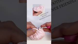 Easy Crochet Baby Booties Tutorial | Cute Baby Shoes for Beginners #crochet #knitting #tutorial