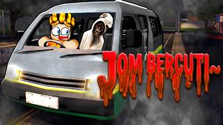 Seram Pemandu Pelancong Diganggu Penumpang Anomali 😱👹😱┃Supir Angkot Roblox Malaysia screenshot 5